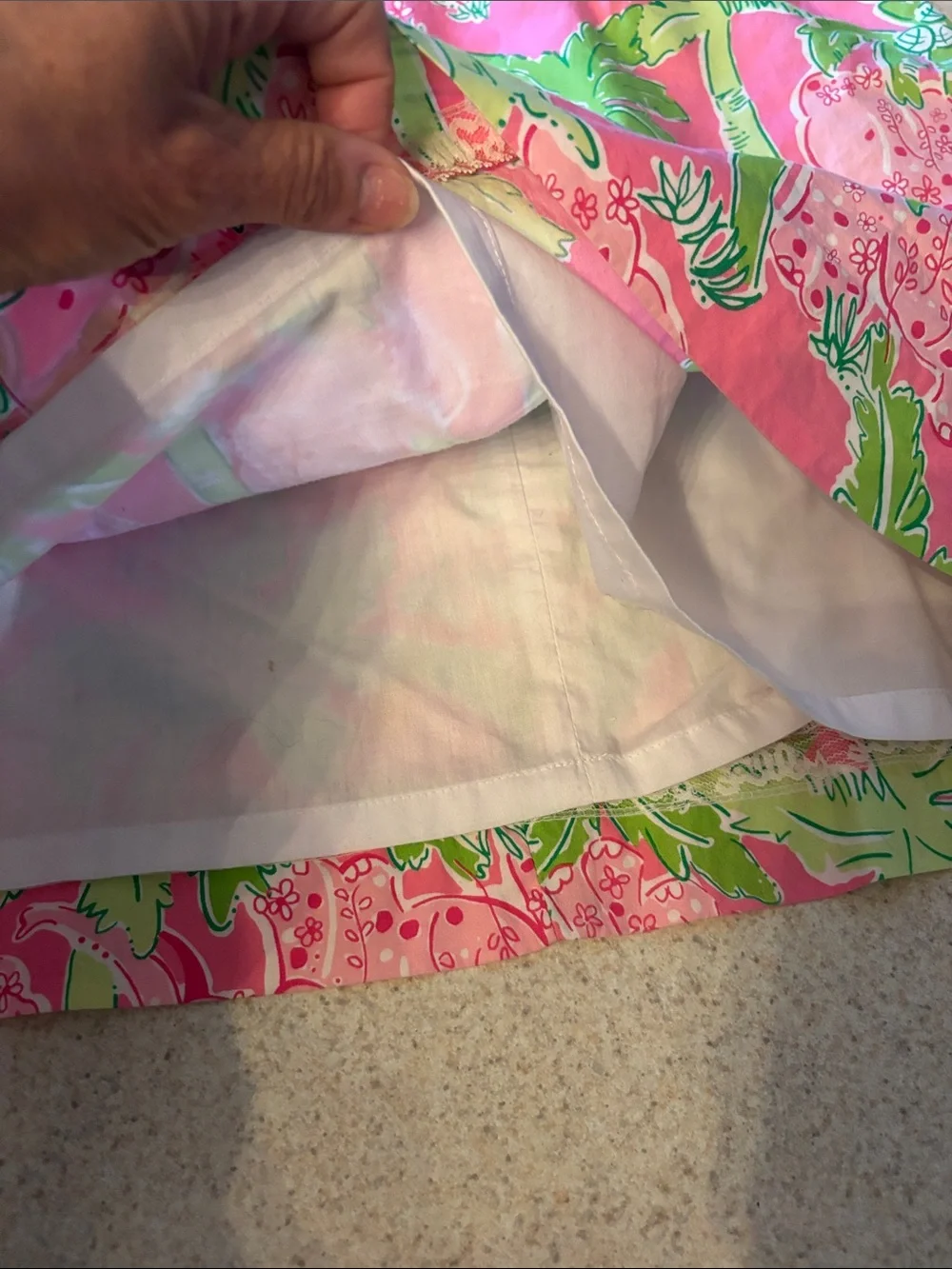 Lilly Pulitzer Bright Tropical Print Skirts - Pink & Multi size 4 - Picture 6 of 9